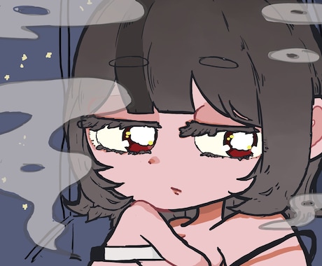 あなたに寄り添ったアイコンを描きます 理想のあなた、素敵なあなた自身のアイコンを描かせてください！ イメージ1