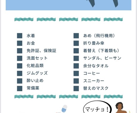 旅のしおり作成します オリジナル！世界に一つだけの旅の栞で旅行をもっと楽しく！！ イメージ2