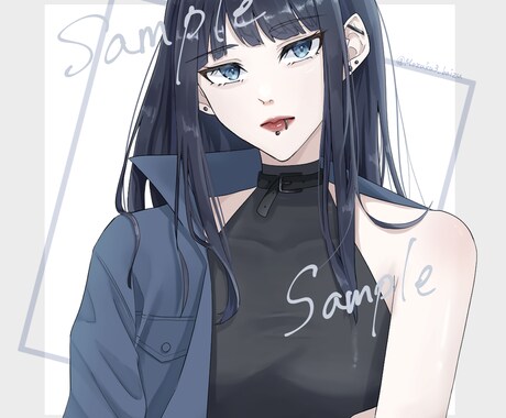 SNSで使用可能なアイコンを描きます 女の子や男の子をアニメ塗りで可愛く描きます！ イメージ2
