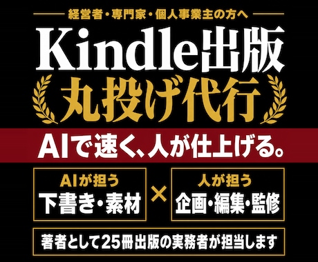 電子書籍・Kindle出版を丸投げで完全代行します イメージ1