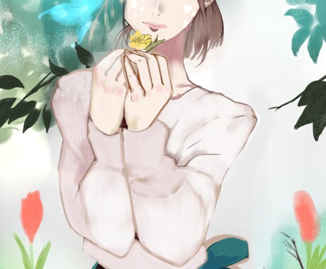 厚塗り✖️女の子描きます 出来る限りご要望にお答えします イメージ1