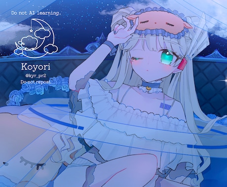 かわいい雰囲気♡お好きな1枚絵作成します MV用イラスト・1枚絵・アイコンなど幅広く対応いたします◎ イメージ1