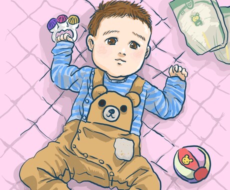 お子様のイラスト描きます お友達のプレゼントなどにいかがですか？ イメージ2