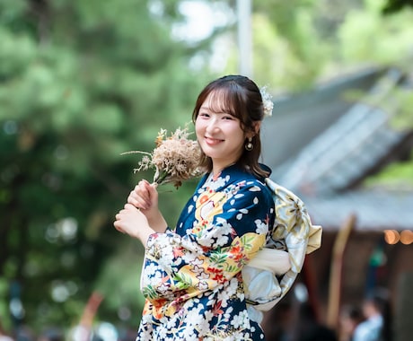晴れ姿の魅力を引き出し、最高の一瞬を写し出します 映える撮影地、時間帯をゲスト様へ提案させて下さい。 イメージ1