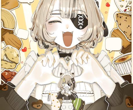 イラストを制作します 得意ジャンルは低彩度×ポップなイラストです! イメージ1