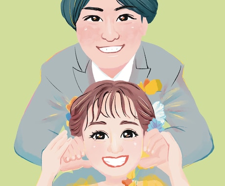 似ていて温かみのある似顔絵お描きします 似ているだけじゃない温かみを感じて元気になる似顔絵。 イメージ1