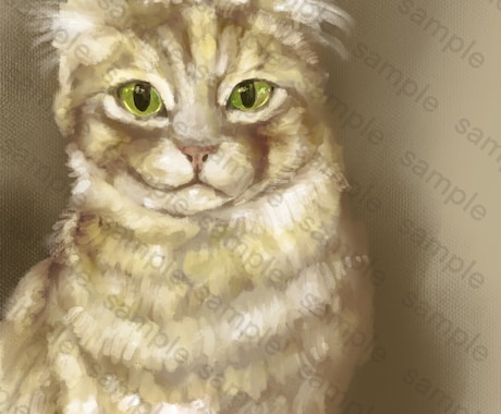 ペットの似顔絵｜写真からリアルに再現します イメージ1