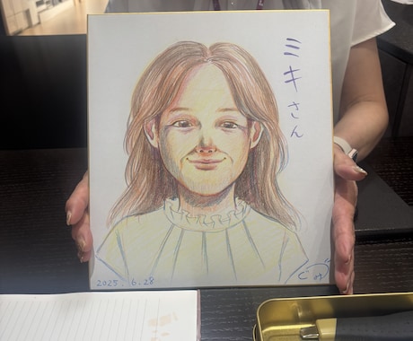 お好みの絵のタッチで似顔絵制作いたします 似顔絵検定一級所持者が情熱を込めて制作したいと思います。 イメージ1
