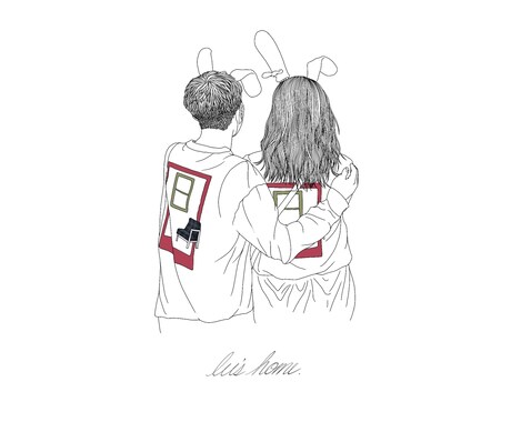 お写真を元にシンプルイラストを描きます 最短1日〜お写真のイラスト化です。商用利用無料！ イメージ2