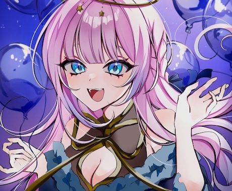 1枚絵制作致します VTuber様、活動者様向け1枚絵イラストの制作を致します イメージ2