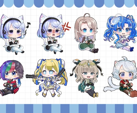 愛されるSDキャライラスト製作します アイコンやグッズに使えるかわいいイラストを！ イメージ2