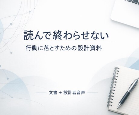 要約ではなく意思決定と行動リストに落とし込みます 読んだ気で終わらせない。意思決定と行動リストまで設計 イメージ1