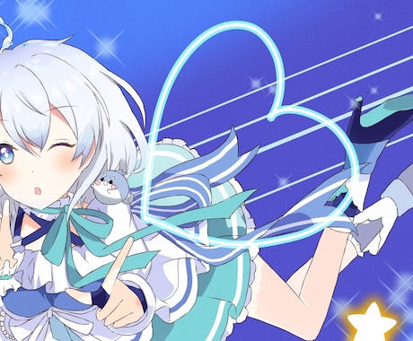 SNS用アイコン等可愛いイラストをお描きします 歌い手さんのお手伝いをいたします！キャス画等…… イメージ2