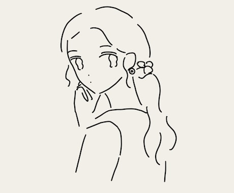 シンプルでおしゃれなイラスト描きます 挿絵やアイコンに使いやすいシンプルな線画描きます イメージ2