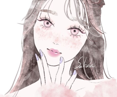 水彩タッチのおしゃれなアイコンを描きます 世界にひとつのイラストで覚えてもらえる！会話につながる！ イメージ2