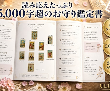 お守りPDF鑑定書｜彼の本音と未来を読み解きます 読み返せるお守り鑑定書PDF│ヘキサグラムで本音を本格鑑定 イメージ2