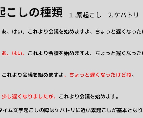 1分75円で各種動画の文字起こしを喜んで承ります オンライン会議やYouTube演者の丁寧な書き起こし代行！ イメージ2