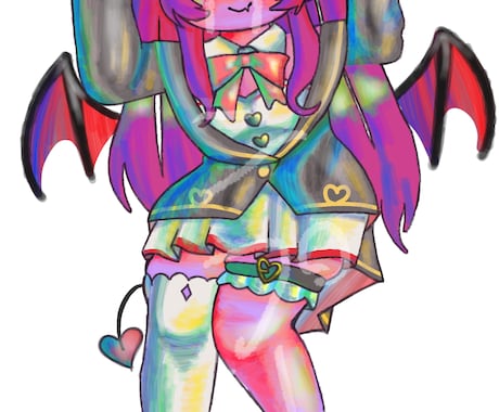 厚塗りIRIAM、TRPGの立ち絵描きます 独特でカラフルな立ち絵にしてみませんか？ イメージ2