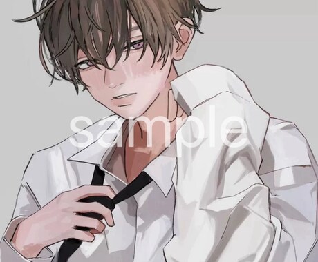 イケメンイラスト、あなただけの夢絵を描きます 修正無制限！ずっと見ていたくなる胸きゅん1枚を制作します イメージ1