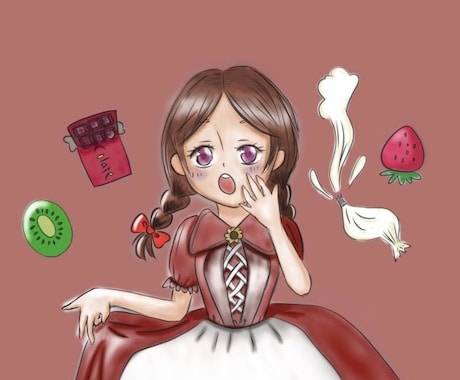 似顔絵、イラスト描きます 可愛らしいアニメ調の似顔絵、イラストです！ イメージ1