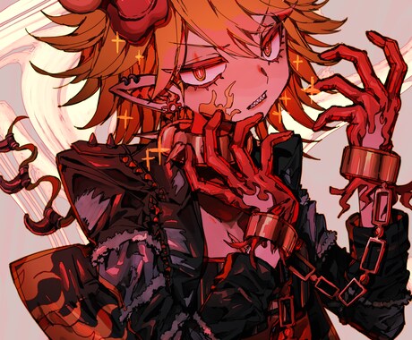 可愛い女の子のイラストを描かせていただきます 可愛い・ちょっと不気味な雰囲気のイラストが得意です イメージ2