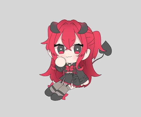 ミニキャラの可愛いアイコン描きます あなたにぴったりの絵を心を込めて丁寧に描きます イメージ1