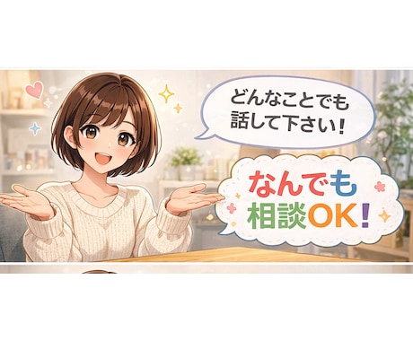 基本的は何でもお話聞かせていただきます はじめまして。恋愛相談やお悩み、愚痴など何でもお聞きします イメージ1