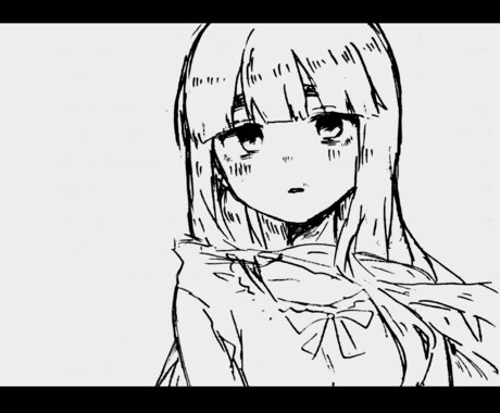 病みテイストの女の子描きます 病みかわいい女の子・SNS用アイコンなどに！ イメージ1