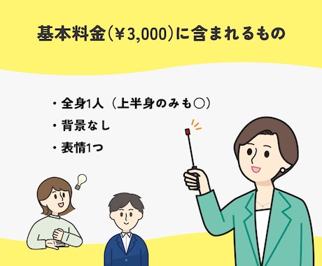 ビジネスにも！シンプルなカットイラスト描きます 商用利用◎資料に添えたり使い勝手の良いイラストです イメージ2