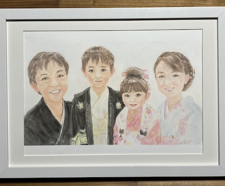 ぬくもりを描く肖像画［受注制作］を描きます イメージ1