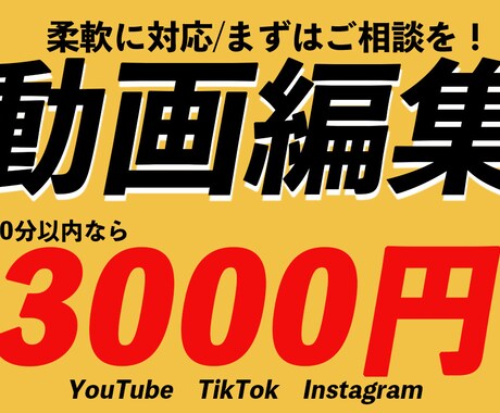Youtube,SNSの動画編集いたします どんなジャンルでも柔軟に対応。迅速に対応します。 イメージ1