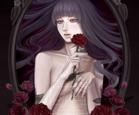 厚塗りで耽美、幻想的なイラストを作成します MV、サムネイル、表紙イラストなど イメージ2
