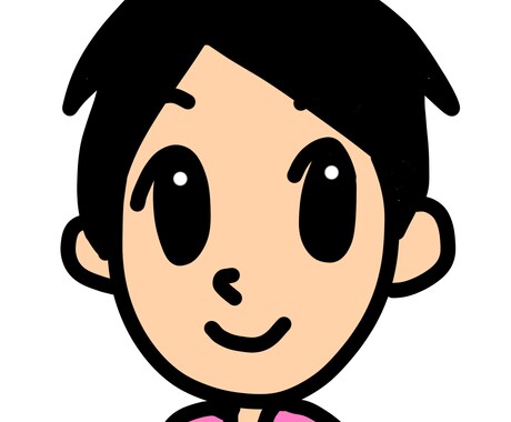 シンプルな似顔絵イラスト作成します 肩から上のシンプルカラーで仕上げます イメージ2