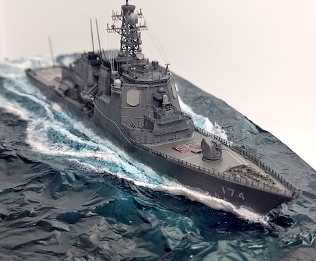 カッコイイ艦艇、制作致します 1/700は小さく作る自信がと思う方、私が制作致します イメージ1