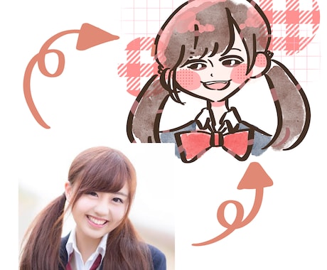 特徴を捉えた可愛い似顔絵を描きます 特徴を可愛らしく捉えた似顔絵を描きます！ イメージ2