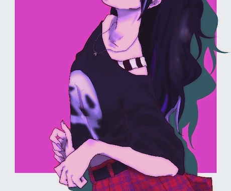 キャラクターイラスト・アイコン制作いたします リアルテイストでキャラの魅力を引き立てる1枚絵を描きます イメージ2