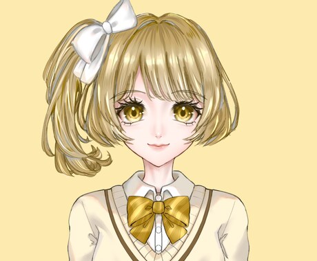 バストアップの正面向きアイコン描きます 二次創作夢主アイコンやオリキャライメージ画などに‪‪ イメージ2