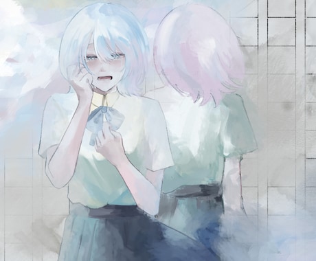儚く綺麗なイラスト描きます 歌ってみた、サムネなどなど気軽にご相談ください！！ イメージ2