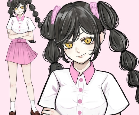 TRPG・ゲーム・配信用の立ち絵を制作します 目を惹く表情と雰囲気で、あなたのうちの子の魅力を形にします！ イメージ2