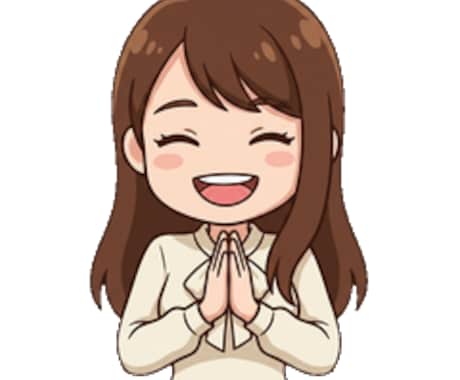 プレゼントに似顔絵LINEスタンプ作ります 写真1枚から最短3日。よく使う16文言の似顔絵スタンプに イメージ2