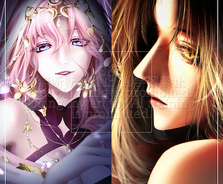 魅力的なゲーム・キャラデザ・イラスト制作承ります 納品即日可！お気軽にご相談ください イメージ1