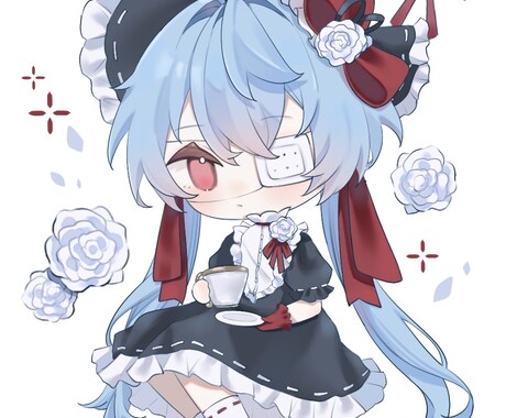 かわいいSD(ミニキャラ)イラスト制作します 男女ともに描きます！2等身のSDです イメージ1