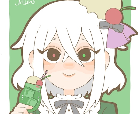 ほわほわイラストが好きな方に提供します アイコンにお使いいただけると嬉しいです イメージ1