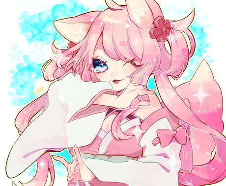 POP＆CUTE‼個性的なアイコンお描きします 派手にビビットなイラストおまかせください！ イメージ2
