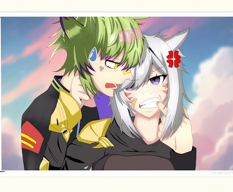 キャラクターイラストを制作致します 一次創作、二次創作どちらでも描きます。 イメージ1