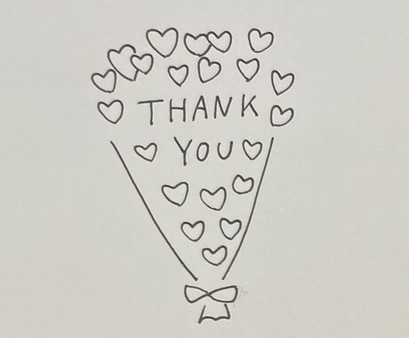 お手紙やカード、宛名書き等を代筆します 簡単なイラスト入れも可能です♩ イメージ2