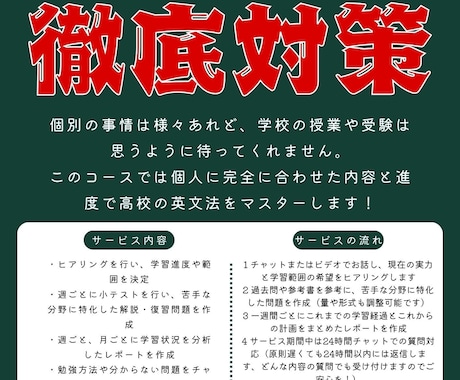 高校英文法を徹底指導します 先取も復習も！高校英文法マスターコース‼ イメージ1