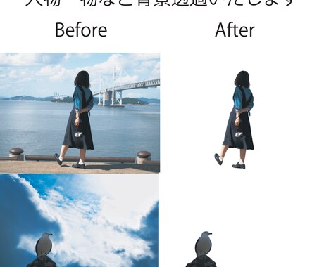 背景透過いたします イメージ1