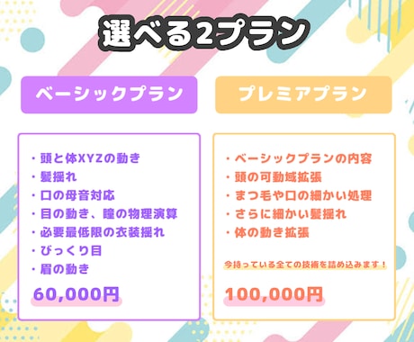 Live2D講師が高品質なモデリングをします VTuber向け！細部まで丁寧＆制作スピードに自信あり★ イメージ2