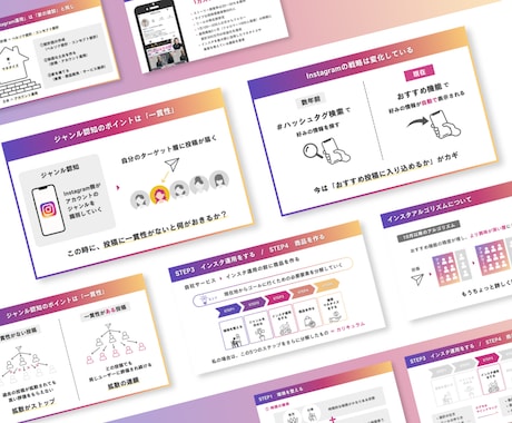 Canvaキャンバでおしゃれセミナー資料作成します 女性向け │ 親しみやすい雰囲気＆わかりやすいセミナーに イメージ2